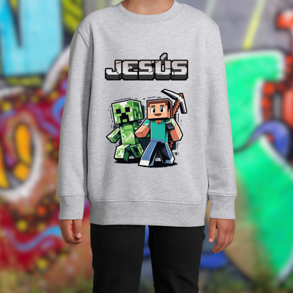 Sudadera Minecraft Personalizable