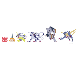 Evoluciones Gabumon