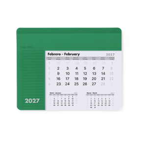 Calendario Alfombrilla Ratón Personalizable