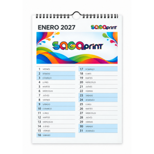 Calendario de Pared Anillas